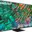 75" Телевизор Samsung QE75QN90BAT 2022 QLED, HDR, чёрный
