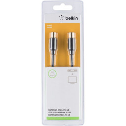 Кабель телевизионный Belkin TV коакс. папа/мама 2м