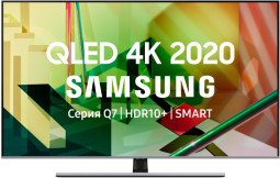 Телевизор QLED Samsung QE55Q77TAU 55" (2020), матовое серебро