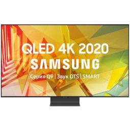 Телевизор QLED Samsung QE55Q90TAU 55" (2020), черный титан