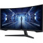 Монитор Samsung Odyssey G5 C34G55TWWI 34", черный