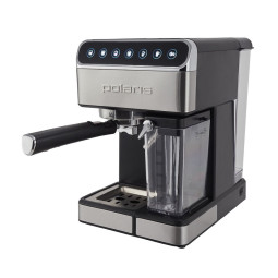 Кофеварка рожковая Polaris PCM 1535E Adore Cappuccino, нержавеющая сталь
