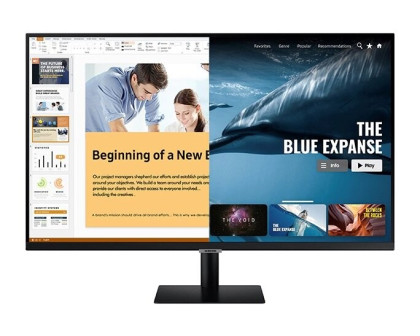 Монитор Samsung S32AM700UI 31.5", черный
