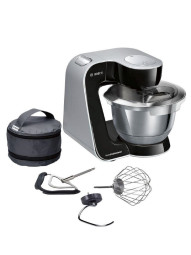 Комбайн Bosch MUM58B00 черный/серебристый