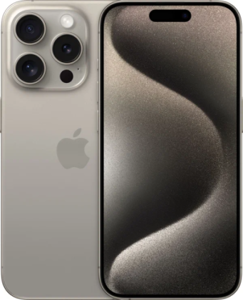 Смартфон Apple iPhone 15 Pro Max 512Gb Natural Titanium 2 SIM