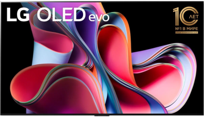 55" Телевизор LG OLED55G3RLA HDR, OLED, атласное серебро