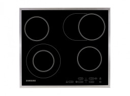 Стеклокерамическая панель Samsung NZ64T3516CK с расширяемой зоной нагрева, Чёрный