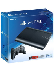 Игровая приставка Sony PlayStation 3 Super Slim 500 ГБ, черный